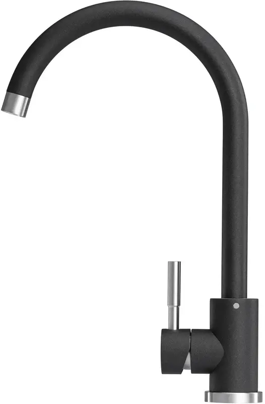 Змішувач GRANADO Elche LUX Black shine - фото - №1