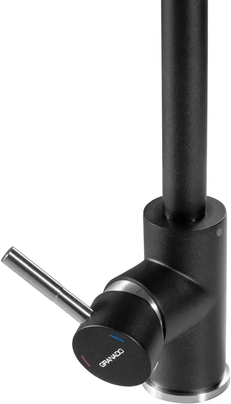 Змішувач GRANADO Elche LUX Black shine - фото - №3