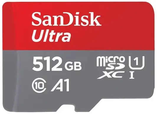 Карта пам'яті microSD SanDisk SDXC 512GB UHS-I W/A SDSQUAC-512G-GN6MA - фото - №0