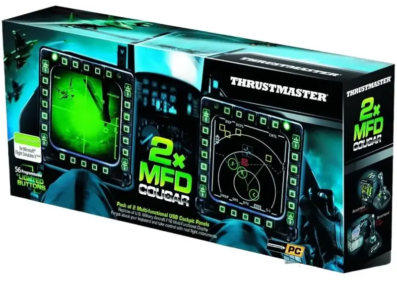 Рамка Thrusmaster для LCD дисплея MFD COUGAR - фото - №3