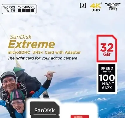 Карта пам'яті microSD SDHC 32GB UHS-I W/A SDSQXAF-032G-GN6AA - фото - №1