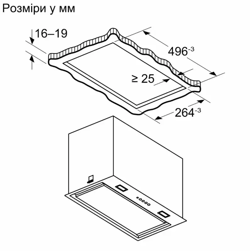 Витяжка вбудована Bosch DLN56AC50 - фото - №9