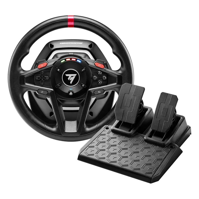 Руль и педали Thrustmaster T128-P, PC/PS4/PS3/PS5 - фото - №0