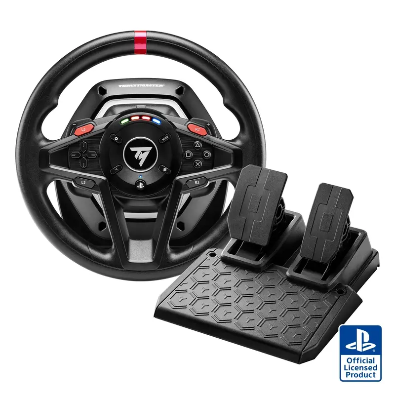 Руль и педали Thrustmaster T128-P, PC/PS4/PS3/PS5 - фото - №1