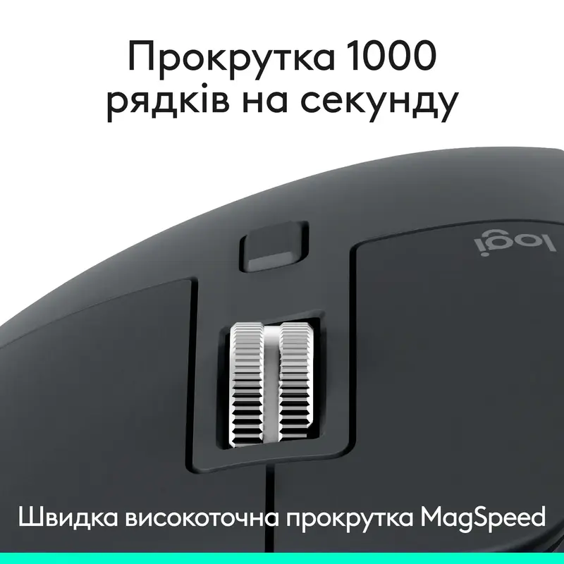 Мышь Logitech MX Master 3S Performance BT безпроводная графитовая 910-007501 - фото - №2