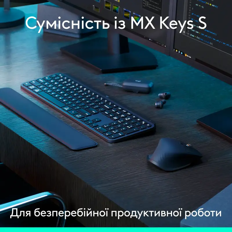 Мышь Logitech MX Master 3S Performance BT безпроводная графитовая 910-007501 - фото - №9