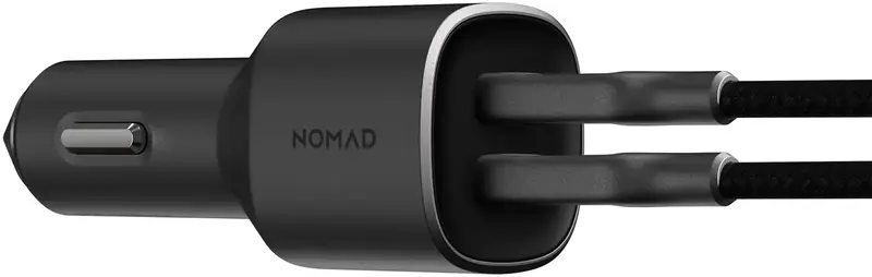 Зарядний пристрій Nomad Dual Port USB-C 70W Car Black (NM01895985) - фото - №6