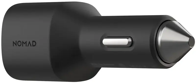 Зарядний пристрій Nomad Dual Port USB-C 70W Car Black (NM01895985) - фото - №5