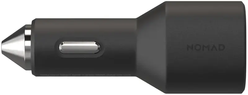 Зарядний пристрій Nomad Dual Port USB-C 70W Car Black (NM01895985) - фото - №3