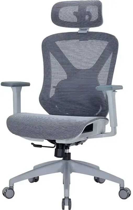 Крісло офісне Officepro Atlas OC630G-DG-DG Gray/Dark Gray - фото - №0