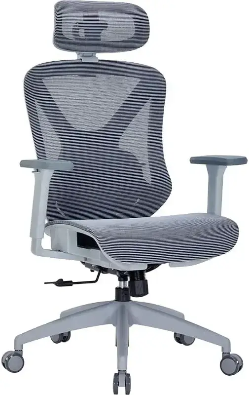 Крісло офісне Officepro Atlas OC630G-DG-DG Gray/Dark Gray - фото - №3