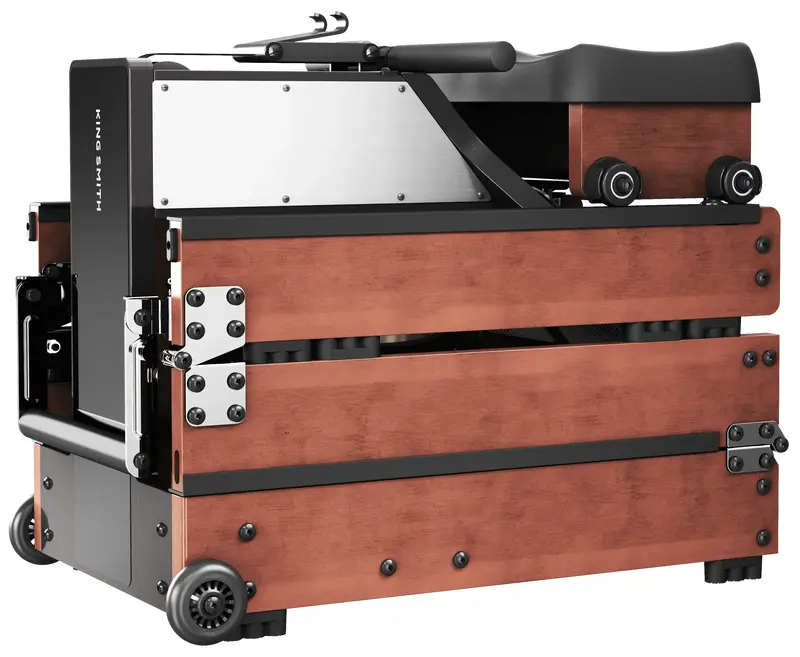 Гребной тренажер KingSmith WM10 (RMWM10F) (красный дуб) - фото - №9