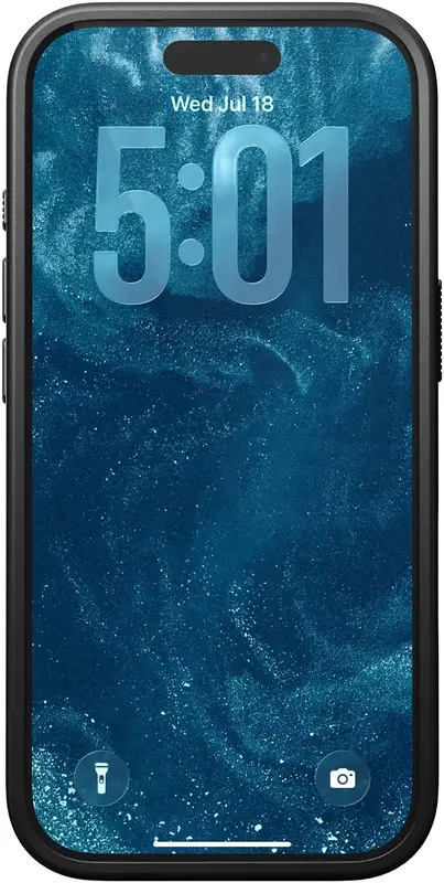 Чехол Nomad Modern Leather Black for iPhone 17 Pro (NM014339858