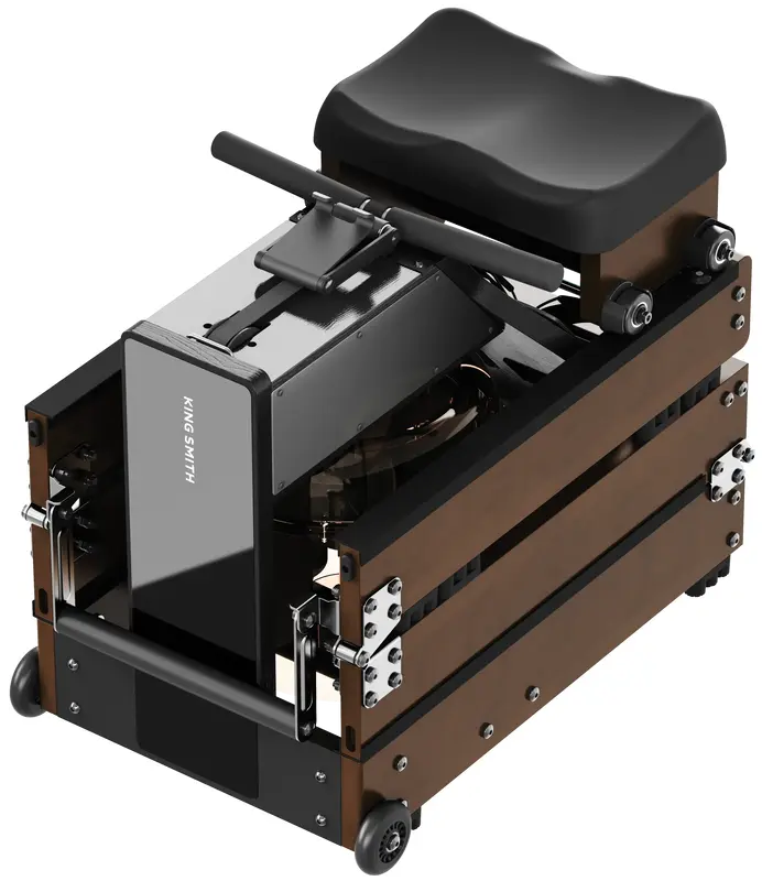 Гребной тренажер KingSmith WM10 (RMWM10F) (черный орех) - фото - №8