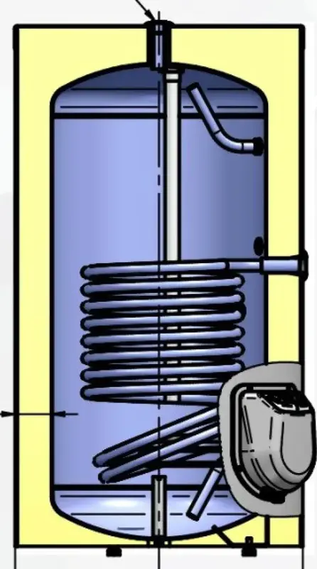 Водонагреватель Eldom Green Line 200 3kw - фото - №1