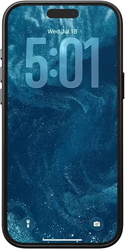 Чехол Nomad Traditional Leather Black for iPhone 17 Pro Max