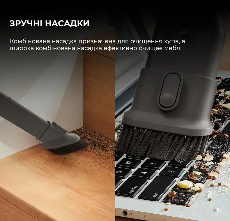 Акумуляторний пилосос Dreame R20 Aqua (VTV21A) - фото - №15