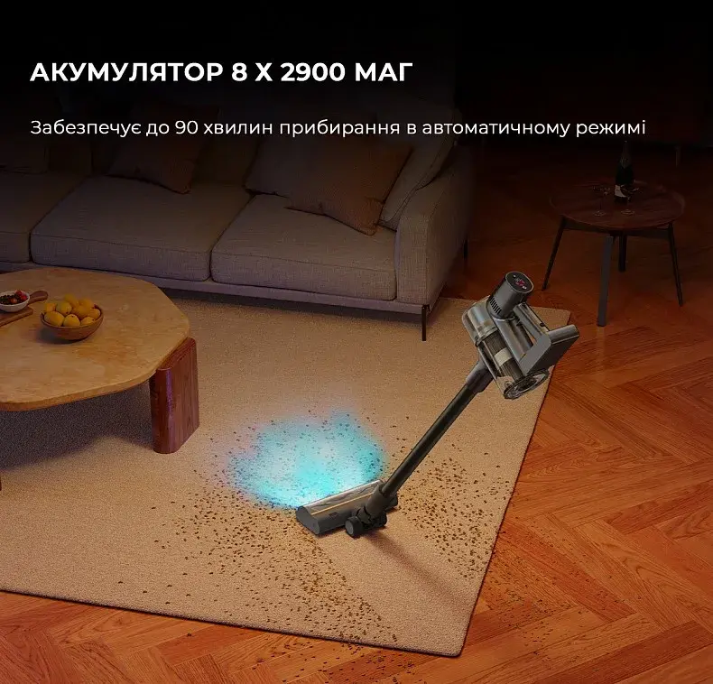 Акумуляторний пилосос Dreame R20 Aqua (VTV21A) - фото - №7