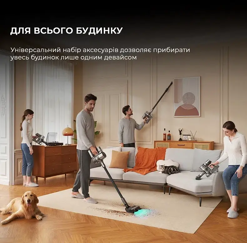 Акумуляторний пилосос Dreame R20 Aqua (VTV21A) - фото - №1