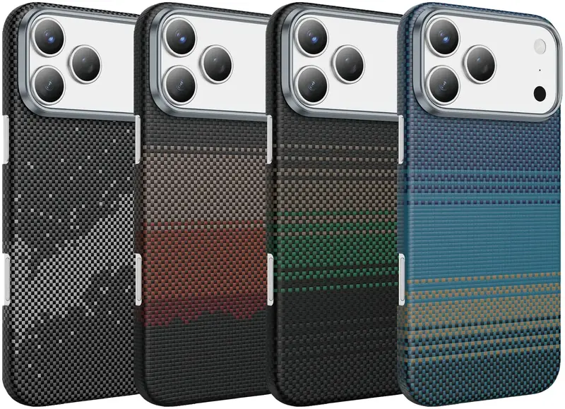 Чехол Keephone KEVLAR SEANOVA MagSafe Case for 17 Pro Max Sunlit (KPKVSE17PMSU) - фото - №4