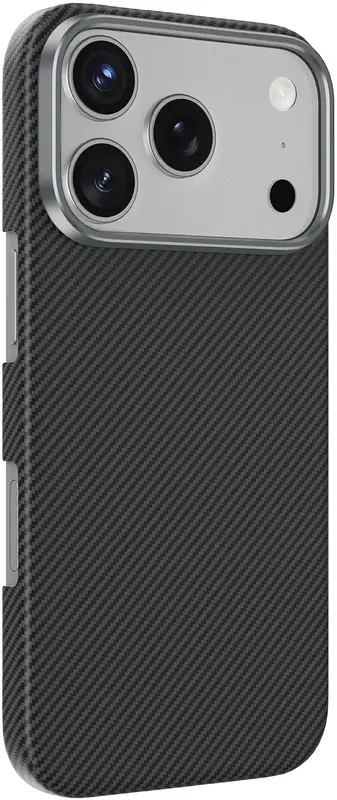 Чохол Keephone KEVLAR SWEDEN MagSafe Case for 17 Pro Max Black (KPKVSN17PMBK) - фото - №1