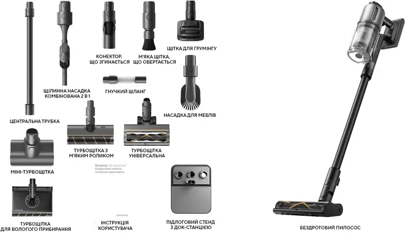 Акумуляторний пилосос Dreame Z30 Aqua Cycle - фото - №9