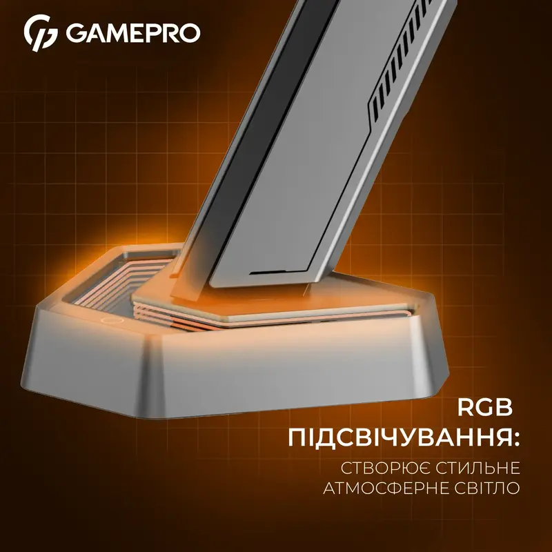 Настільне кріплення для монітора GamePro MAG201G 17-45" 2-16 кг Gray - фото - №10
