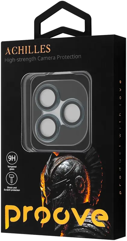 Защита камеры Proove Achilles iPhone 17 Pro/17 Pro Max Blue (CPPAIP17PM08) - фото - №1