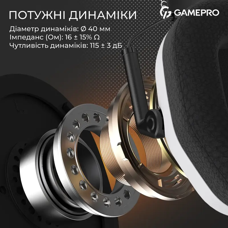 Гарнітура ігрова Gamepro Genesis Mercury Pro (HSW120W) 3-Mode - фото - №12