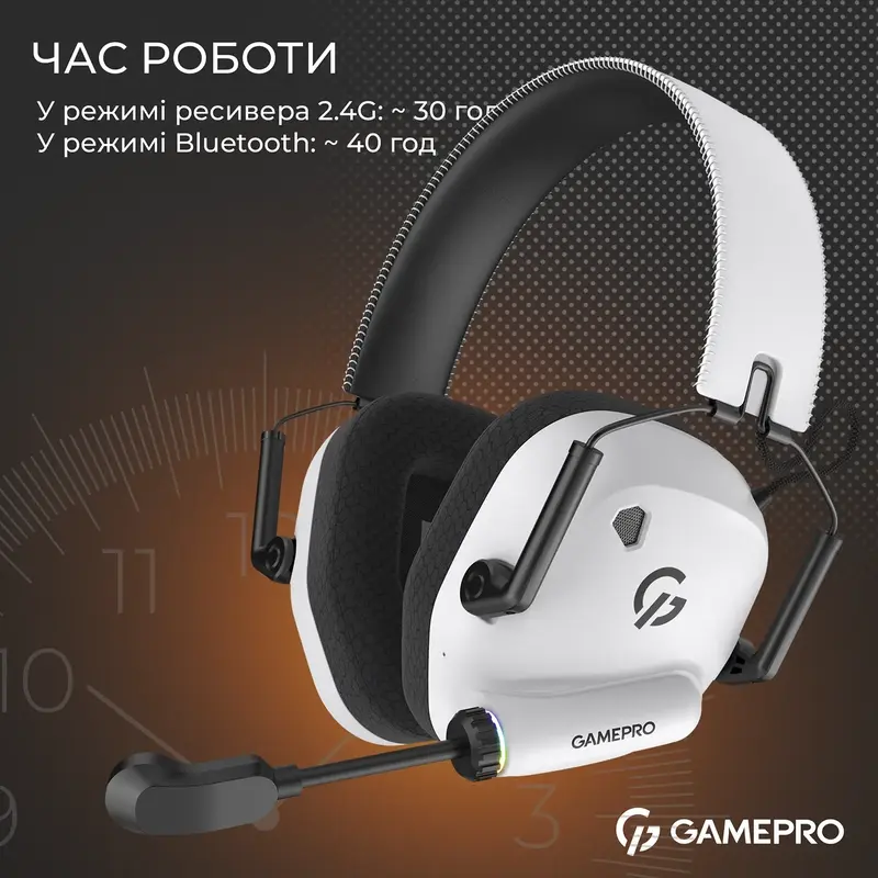 Гарнітура ігрова Gamepro Genesis Mercury Pro (HSW120W) 3-Mode - фото - №13