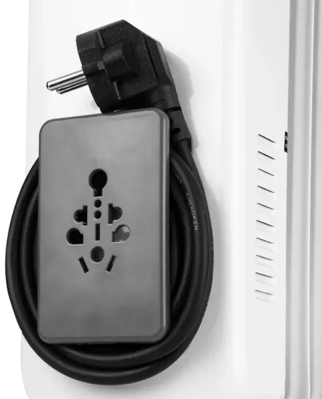 Масляний радіатор Neo Tools, 20м2, 1500Вт, мех. упр-ння, 7 секцій, білий - фото - №5