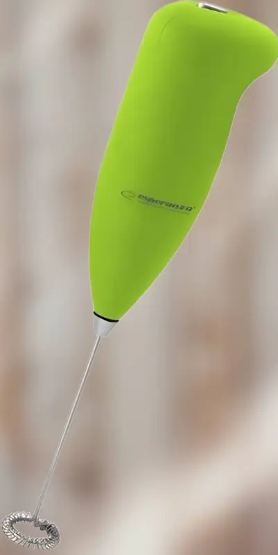 Спiнювач для молока ESPERANZA Milk Frother Green, обмінна гарантія, EKF001G - фото - №1