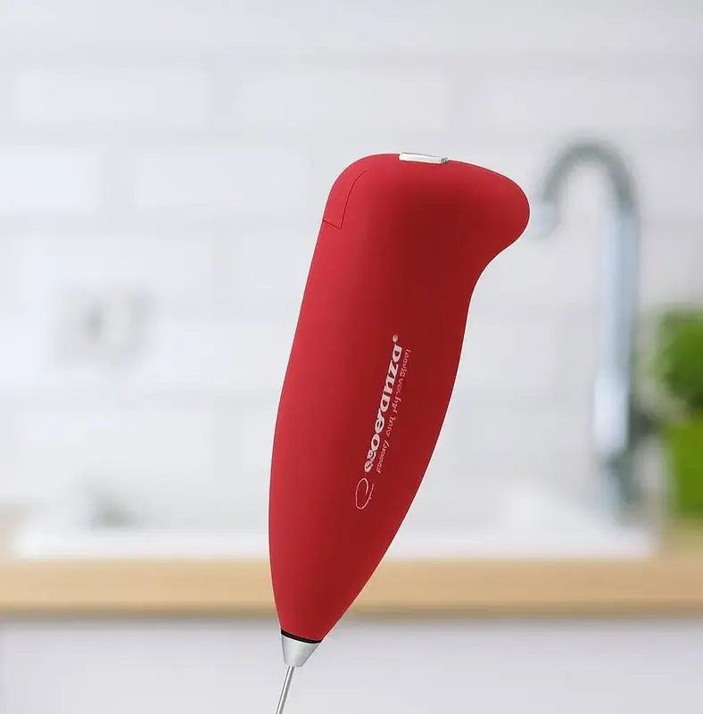 Спiнювач для молока ESPERANZA Milk Frother Red, обмінна гарантія, EKF001R - фото - №4