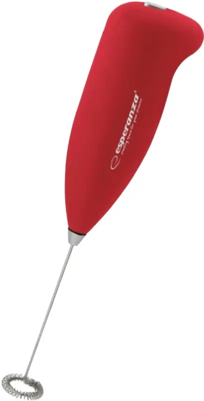 Спiнювач для молока ESPERANZA Milk Frother Red, обмінна гарантія, EKF001R - фото - №0
