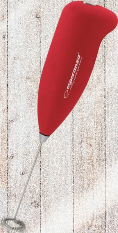 Спiнювач для молока ESPERANZA Milk Frother Red, обмінна гарантія, EKF001R - фото - №2