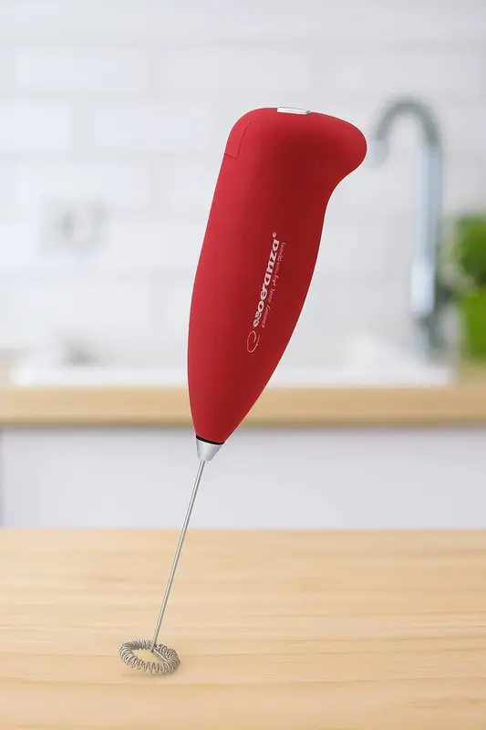 Спiнювач для молока ESPERANZA Milk Frother Red, обмінна гарантія, EKF001R - фото - №1