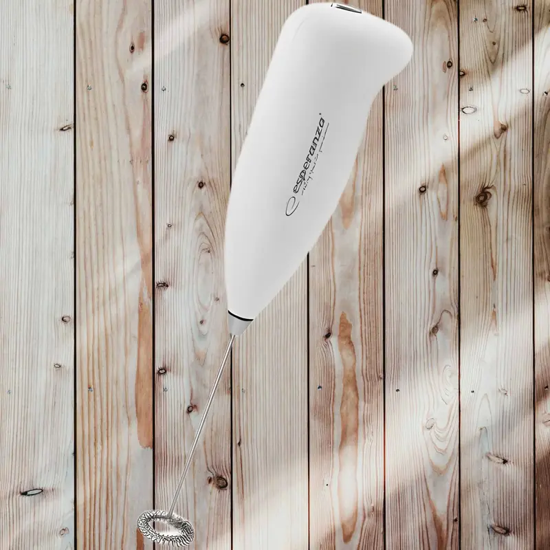 Спiнювач для молока ESPERANZA Milk Frother White, обмінна гарантія, EKF001W - фото - №3