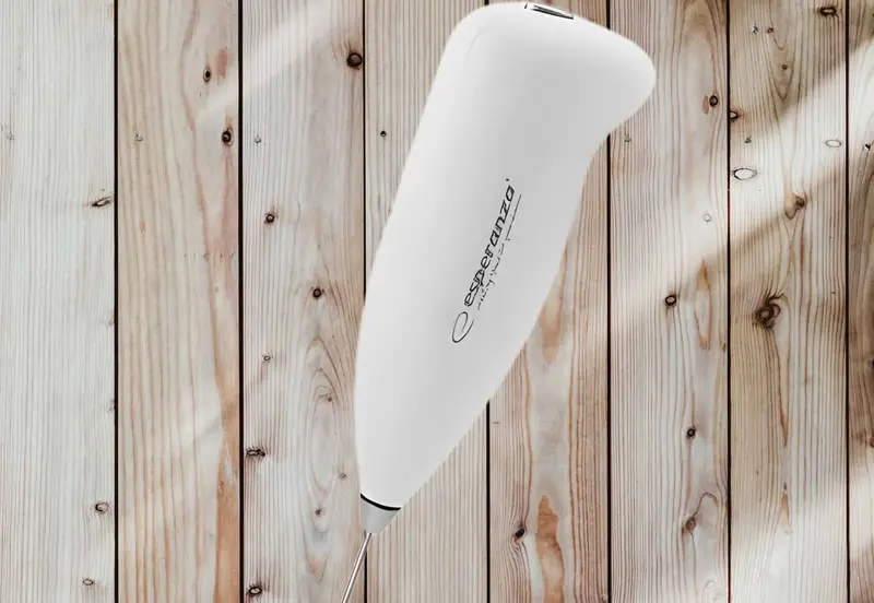 Спiнювач для молока ESPERANZA Milk Frother White, обмінна гарантія, EKF001W - фото - №2