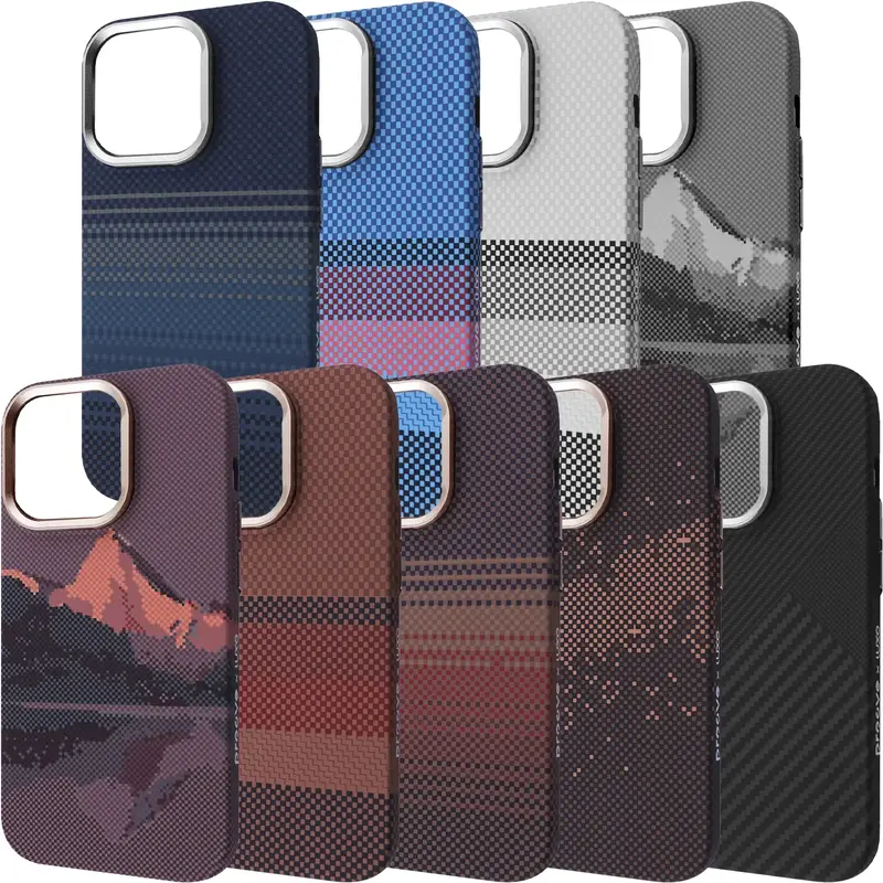 Чохол Proove Gleam Case with Magnetic Ring iPhone 13 Pro (blue stripes) - фото - №4