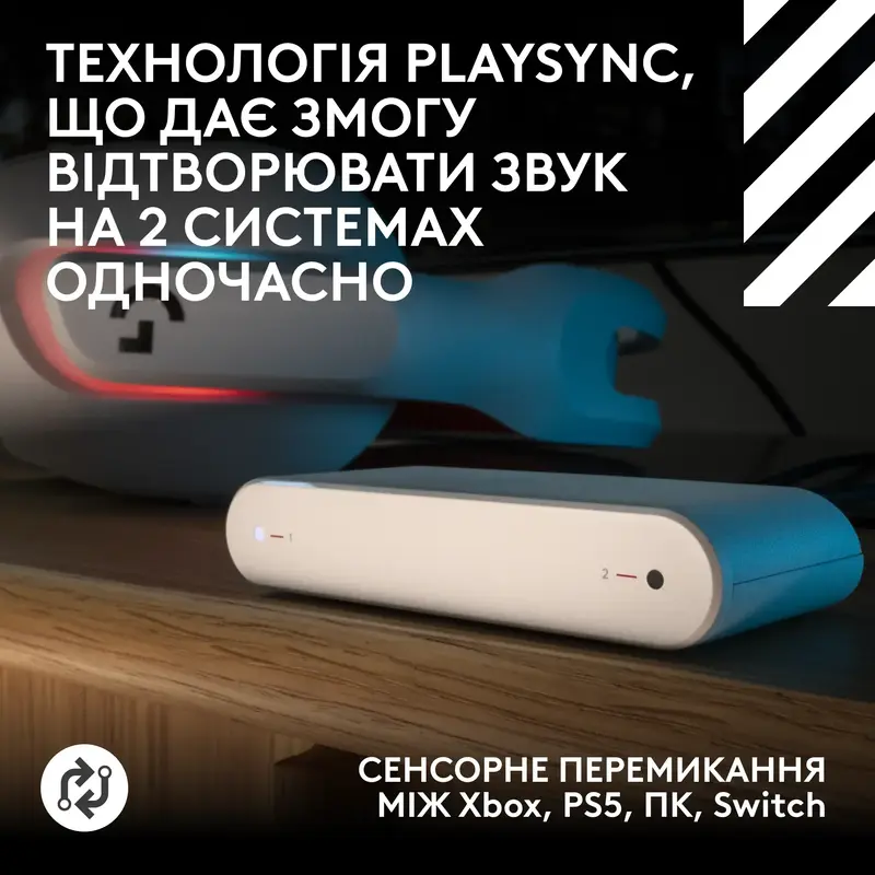 Ігрова гарнітура Logitech G ASTRO A20 X LIGHTSPEED WHITE - фото - №1