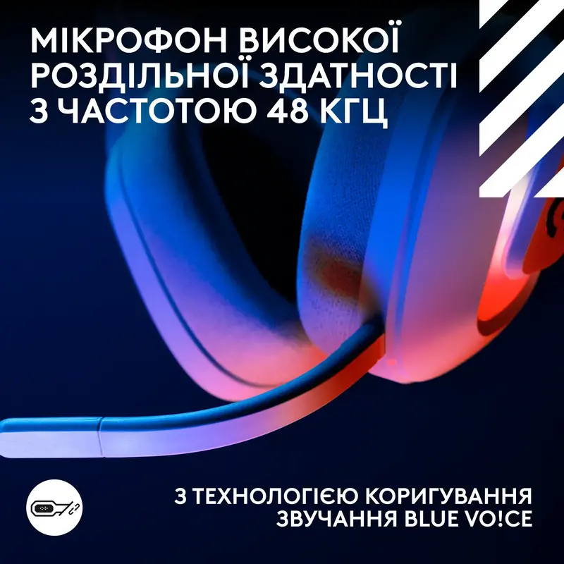 Ігрова гарнітура Logitech G ASTRO A20 X LIGHTSPEED WHITE - фото - №3