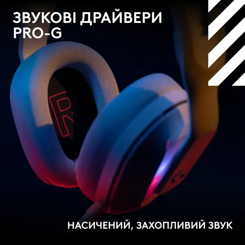 Ігрова гарнітура Logitech G ASTRO A20 X LIGHTSPEED WHITE - фото - №7