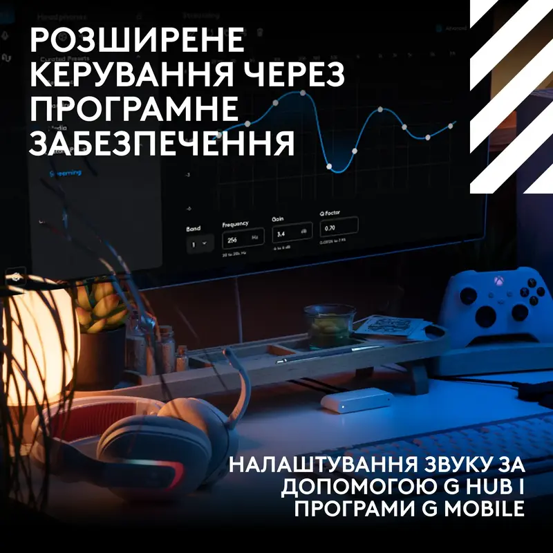 Ігрова гарнітура Logitech G ASTRO A20 X LIGHTSPEED WHITE - фото - №9