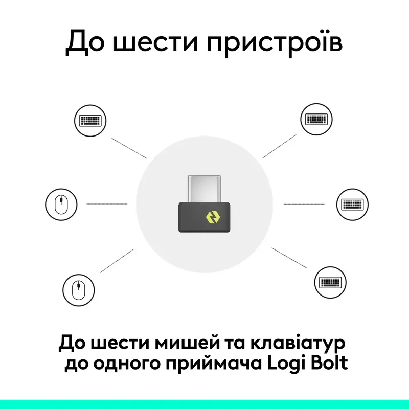 USB-адаптер LOGITECH BOLT USB-C RECEIVER - фото - №4