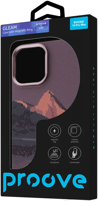 Чохол Proove Gleam Case with Magnetic Ring iPhone 14 Pro Max (gold peak) - фото - №2