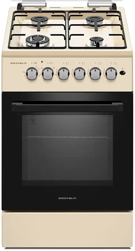 Комбінована плита Grunhelm FG56113ВЕ - фото - №0