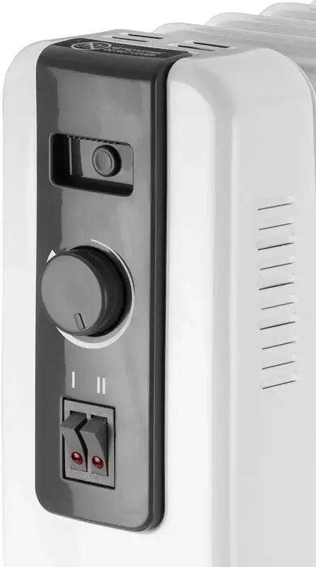 Масляний радіатор Neo Tools, 30м2, 2500Вт, мех. керування, 11 секцій, білий - фото - №1