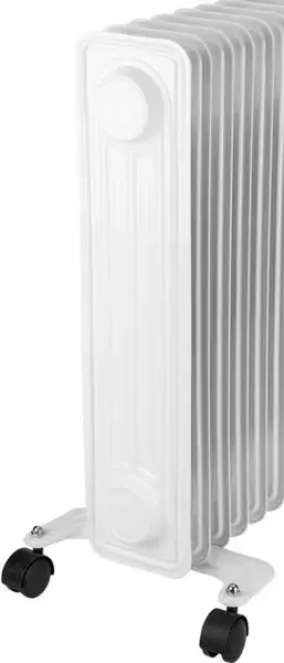 Масляний радіатор Neo Tools, 30м2, 2500Вт, мех. керування, 11 секцій, білий - фото - №2