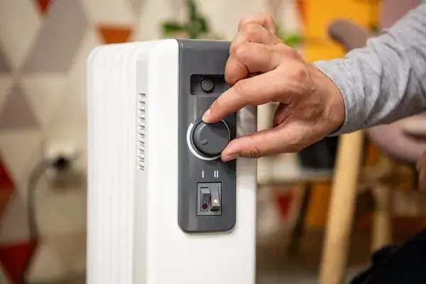 Масляний радіатор Neo Tools, 30м2, 2500Вт, мех. керування, 11 секцій, білий - фото - №4