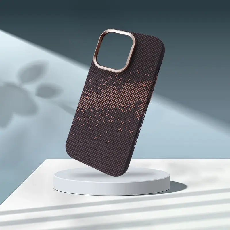 Чохол Proove Gleam Case with Magnetic Ring iPhone 15 Pro (milky way) - фото - №3